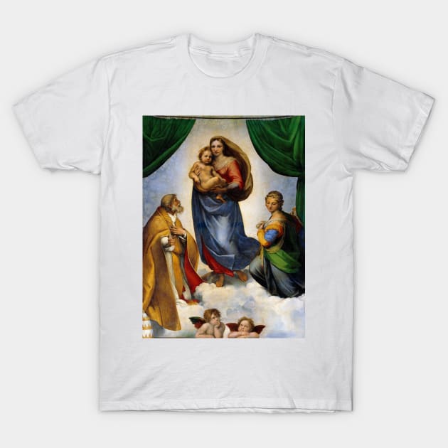 Raphael Sistine Madonna T-Shirt by pdpress